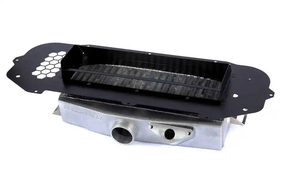 GrimmSpeed Top Mount Intercooler Splitter For Subaru 02-03 WRX w/JDM STI Scoop