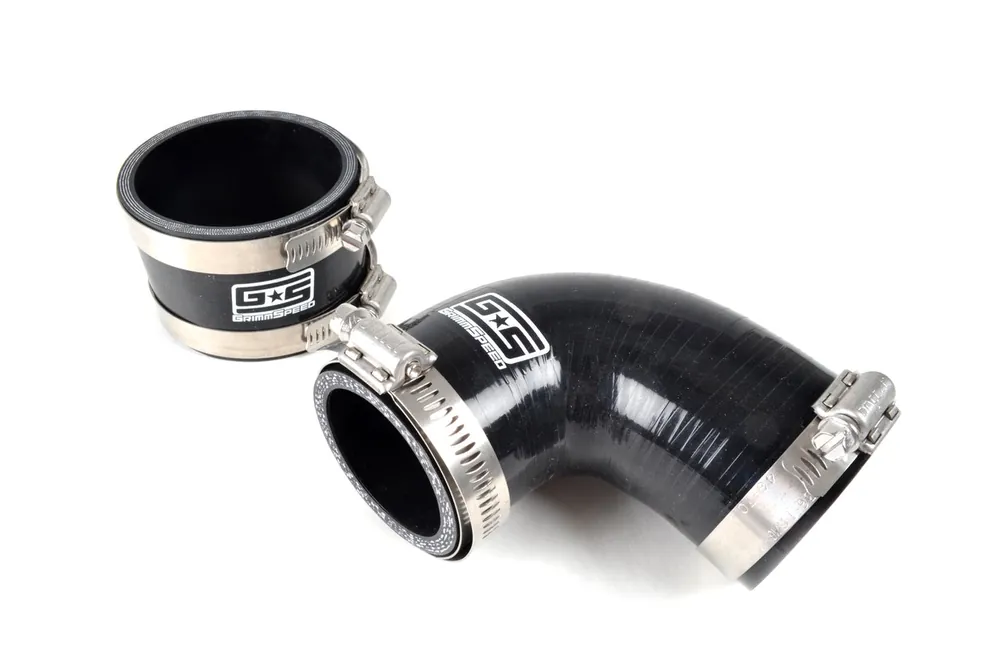GrimmSpeed Top Mount Intercooler Silicone Coupler Kit Black For Subaru 04-21 STI 02-07 WRX 04-08 FXT w/STI Style TMIC