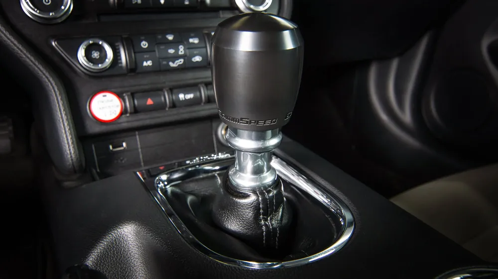 GrimmSpeed Stubby Shift Knob Delrin Plastic Black M12x1.25 Manual For Subaru/Ford
