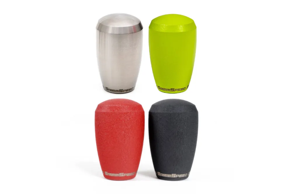 GrimmSpeed Standard Shift Knob Stainless Steel Raw M12x1.25 Manual For Subaru