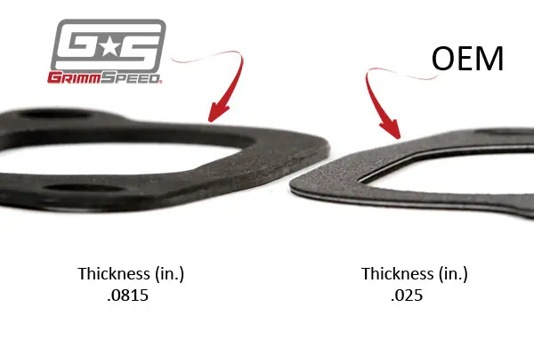 GrimmSpeed Top Mount Intercooler Y-Pipe Gasket Pair For 02-07 WRX/ 04-21 STI