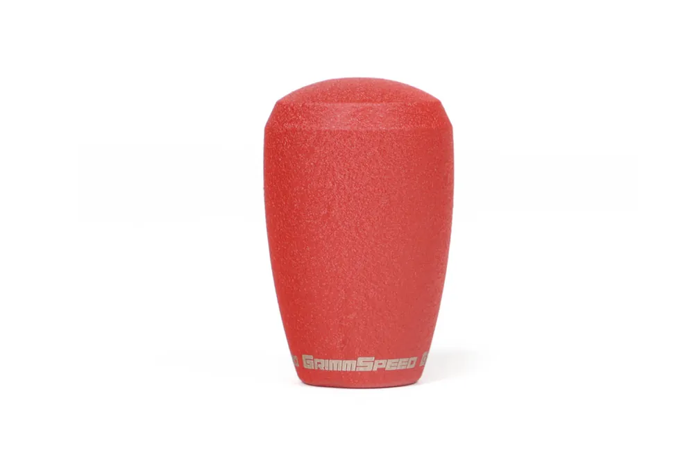 GrimmSpeed Standard Shift Knob Stainless Steel Red M12x1.25 Manual For Subaru