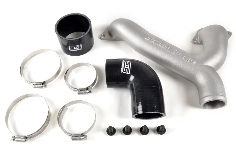 GrimmSpeed Top Mount Intercooler Y-Pipe Kit Red For Subaru 04-21 STI 02-07 WRX 04-08 FXT w/STI Style TMIC