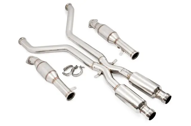 Active Autowerke E9X M3 Signature X Pipe & High Flow Cats - X PIPE with 100 cell Hi Flow Cats