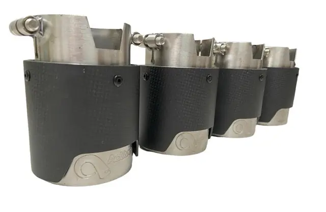 F8X BMW M2C M3 & M4 Rear Exhaust Tips - for Active exhausts - Brushed