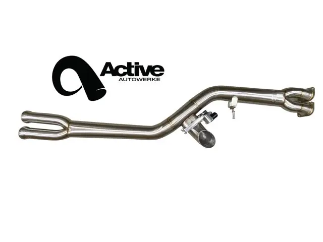 F87 BMW M2 Competition Mid Pipe includes Active F-brace - Straight Pipes