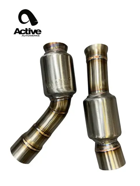Connecting pipes for F8X BMW M3 & M4 Equal Length w resonated AWE Switchpath custom connection