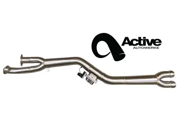 Active Autowerke G80/G82 M3/M4 Signature single mid-pipe with G-brace - w resonator
