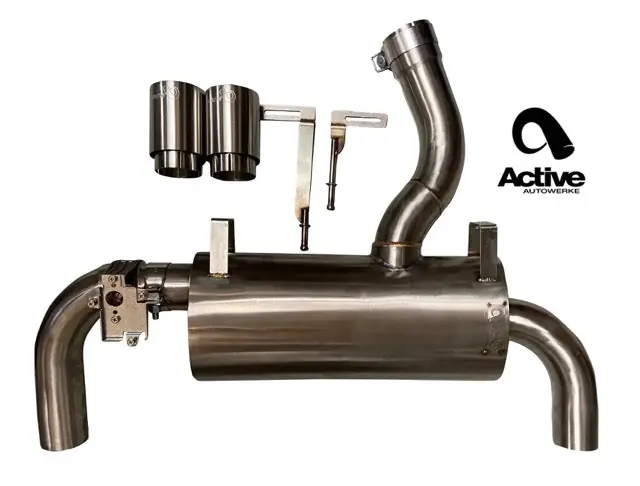 Active Autowerke F22 M235i Performance Valved Rear Exhaust GEN 2 w Carbon tips