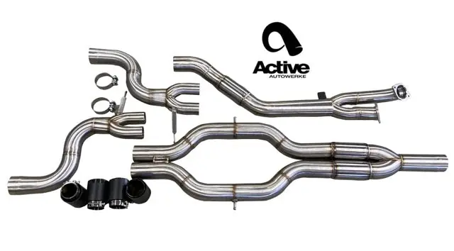 G80/G82 M3/M4 Signature RACE ONLY Exhaust System - GOLIATH - Full race only exhaust w DUMP - Matte Black Tips