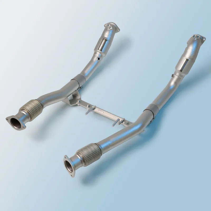 CP-E QKspl™ Ford Bronco Raptor ('22+) Cast Bellmouth Downpipes