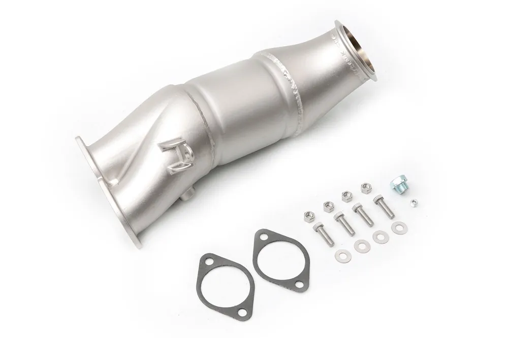 CP-E QKspl™ 5" Cast Stainless BMW N55 Catted Downpipe (F body 3 Series)