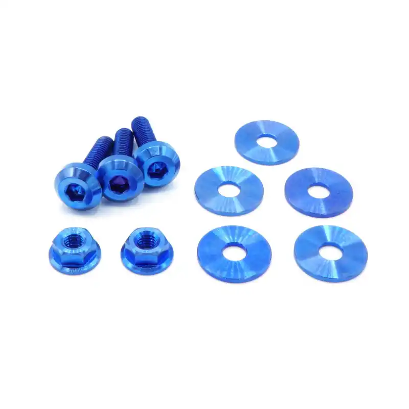 Titanium Hardware Engine Cover Kit - VQ37VHR Engine