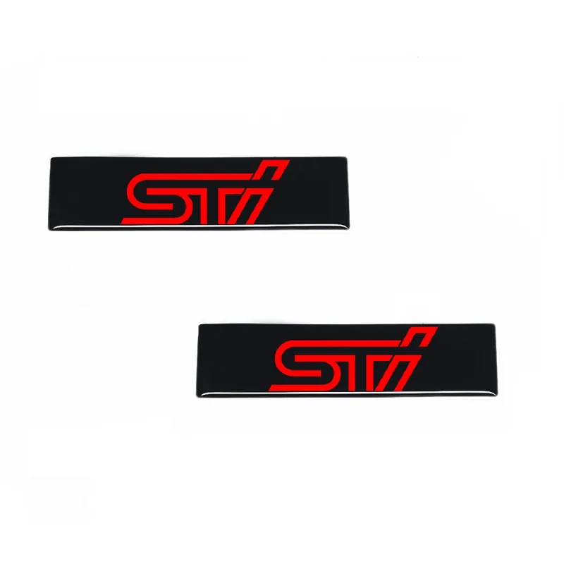 SMY Gel STI Emblems for WeatherTech Mats Pair