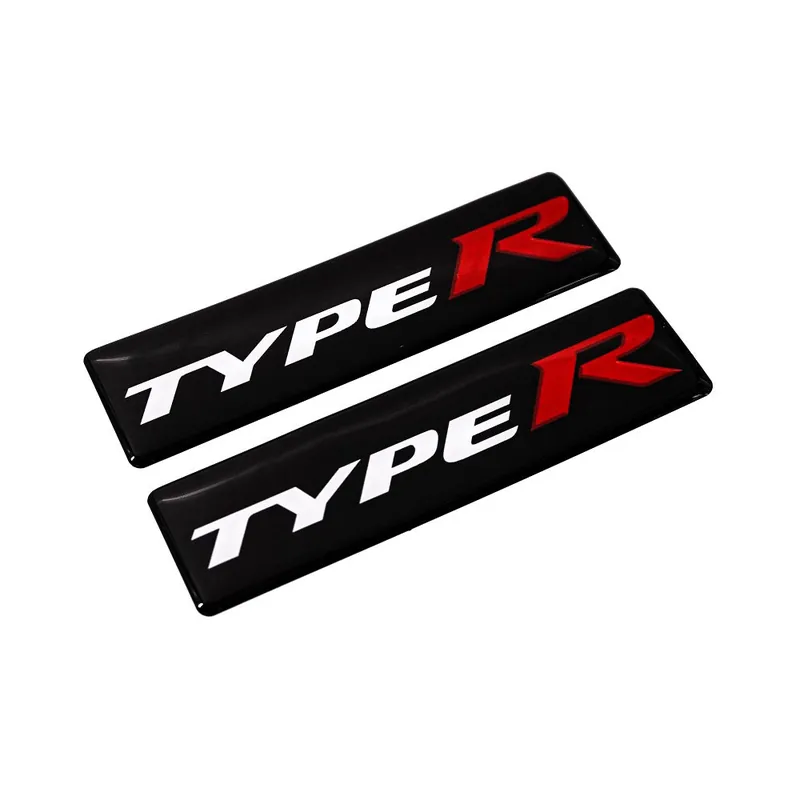 SMY Gel Honda TYPE-R Emblems for WeatherTech Mats Pair