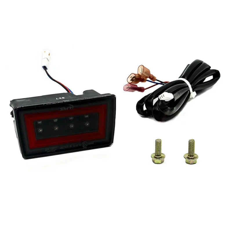 SMY F1 V3 Hyper-Flash Rear Brake Light RBL Smoked w/ DRL Red Light Bar Subaru 2011-2014 WRX / STI