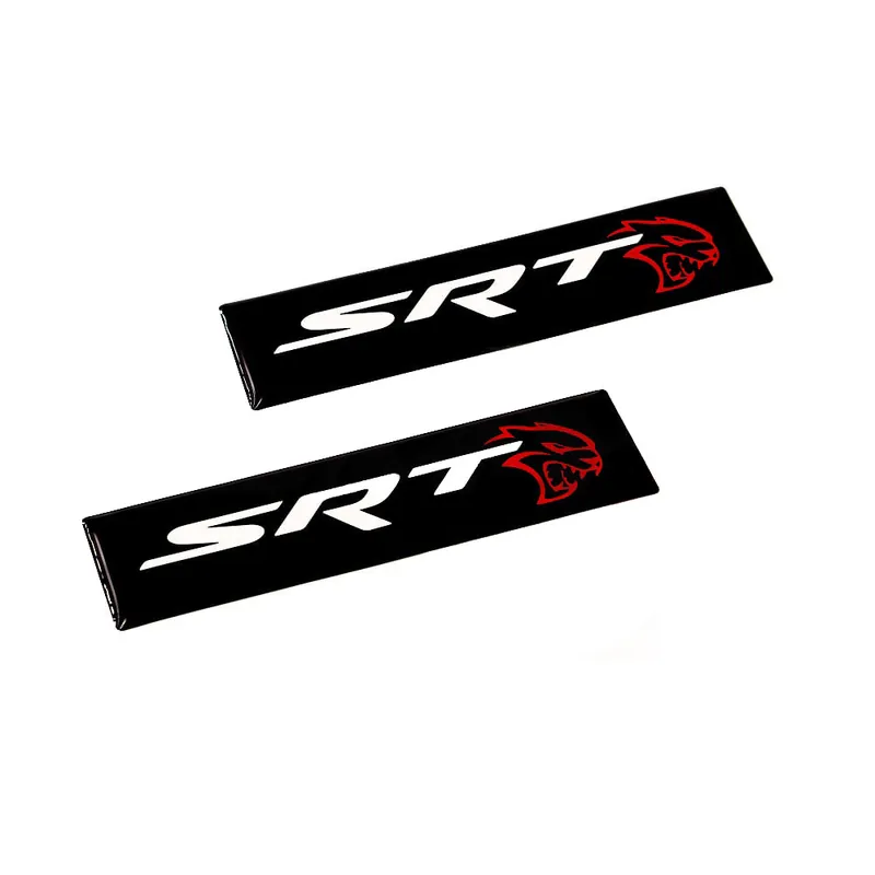 SMY Gel SRT Hellcat Emblems for WeatherTech Mats Pair