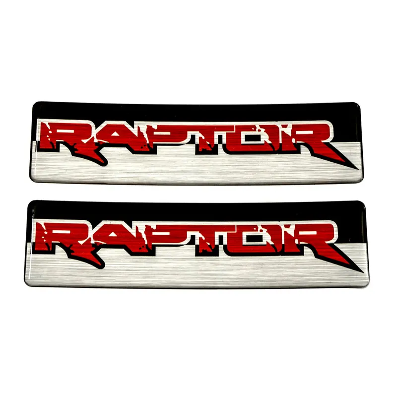 SMY Gel Ford F-150 Raptor Emblems for WeatherTech Mats Pair