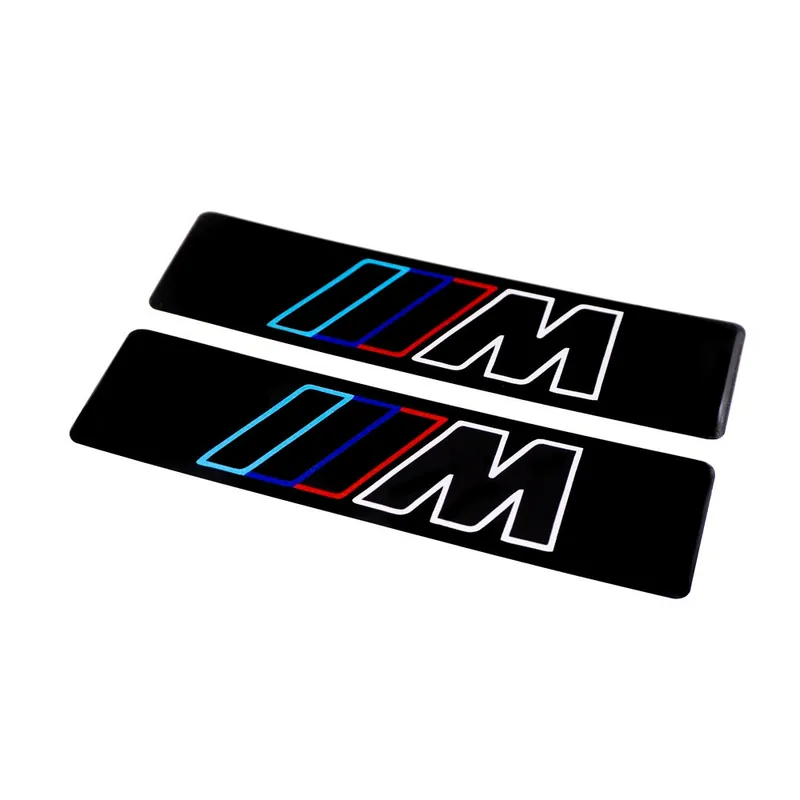 SMY Gel BMW M Emblems for WeatherTech Mats Pair