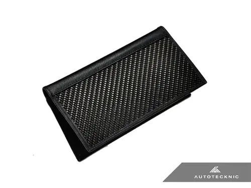 AutoTecknic Carbon Fiber Leather Checkbook Holder