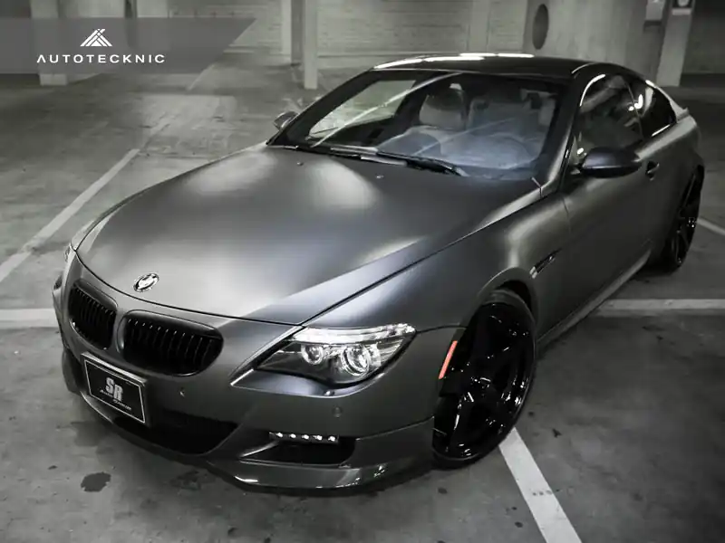 AutoTecknic Stealth Black Front Grille Set - E63/ E64 6-Series & M6