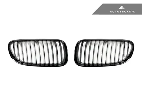 AutoTecknic Gloss Black Front Grille Set - E92 Coupe/ E93 Cabrio | 3-Series LCI