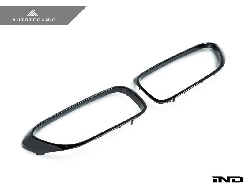 AutoTecknic Gloss Black Front Grille Surround Set - F90 M5