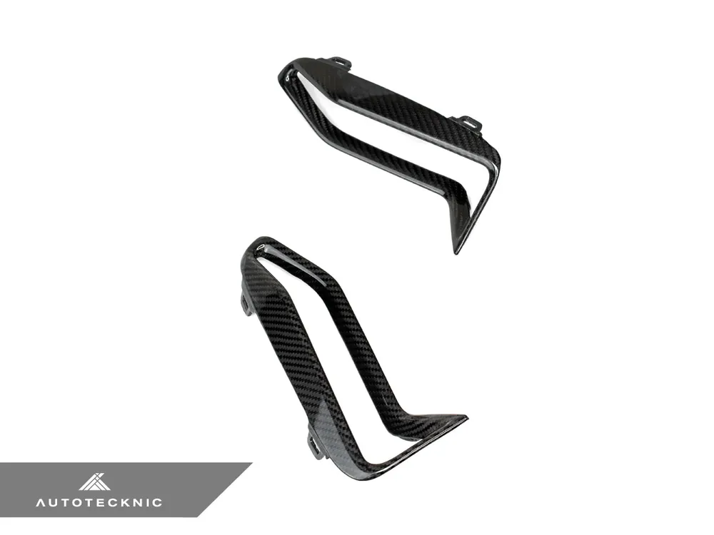 AutoTecknic Dry Carbon Front Bumper Grille Trim Set - G20 M340i M-Sport Pre-LCI