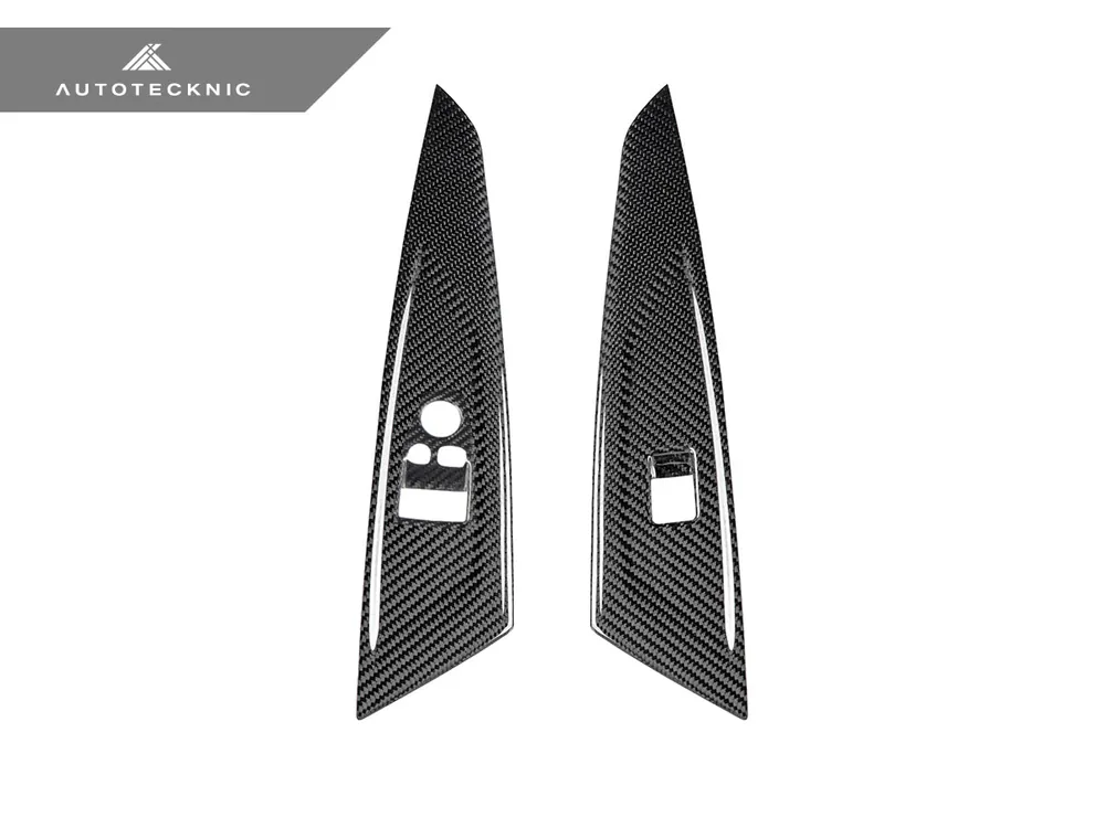 AutoTecknic Dry Carbon Window Switch Panel Trim Set - G82 M4