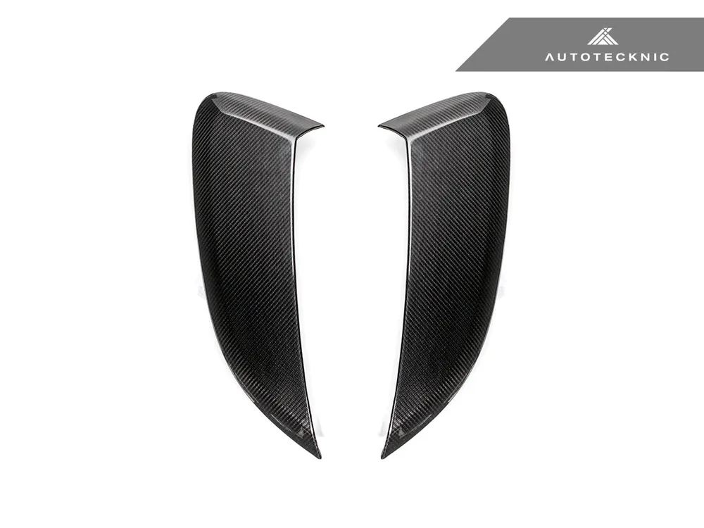 AutoTecknic Dry Carbon GT4 Style Side Intake Scoops - Porsche 718 Cayman | Boxster