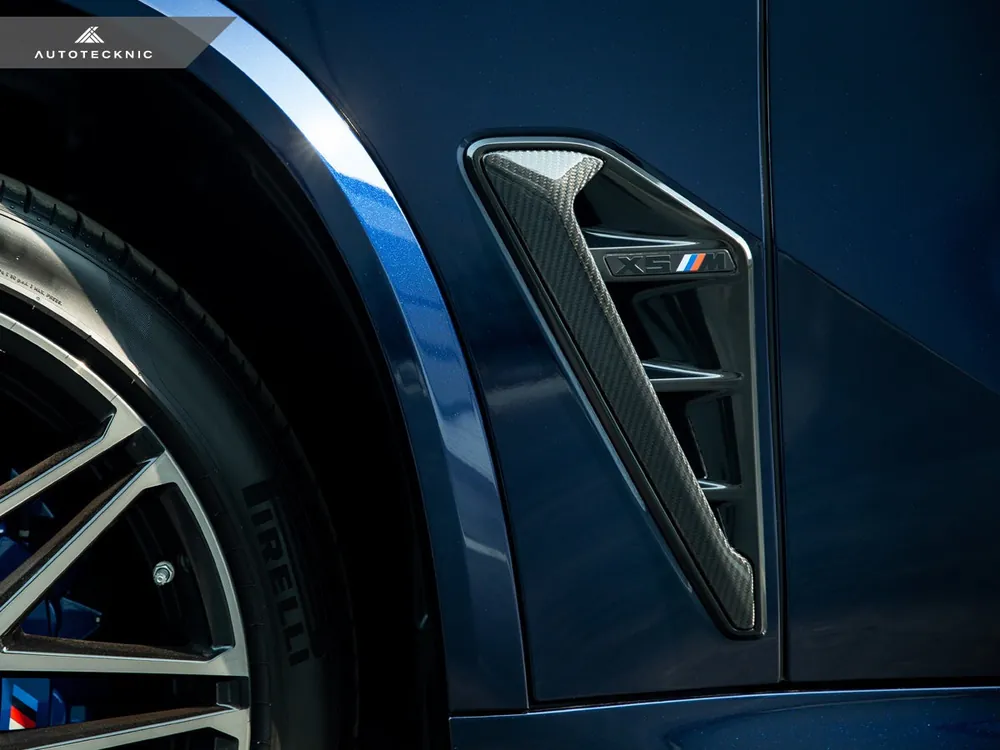 AutoTecknic Dry Carbon Fiber Side Vent Set - F95 X5M Pre-LCI