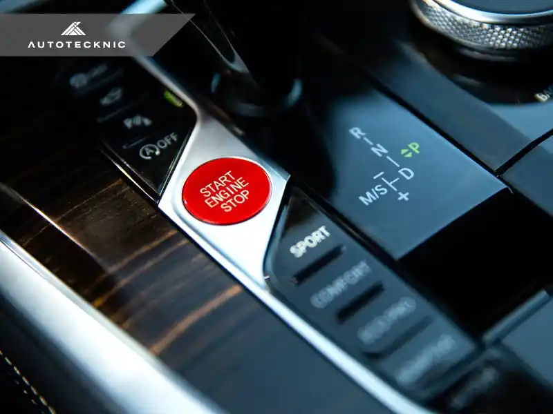 AutoTecknic Red Start Stop Button - G20 3-Series | G22 4-Series