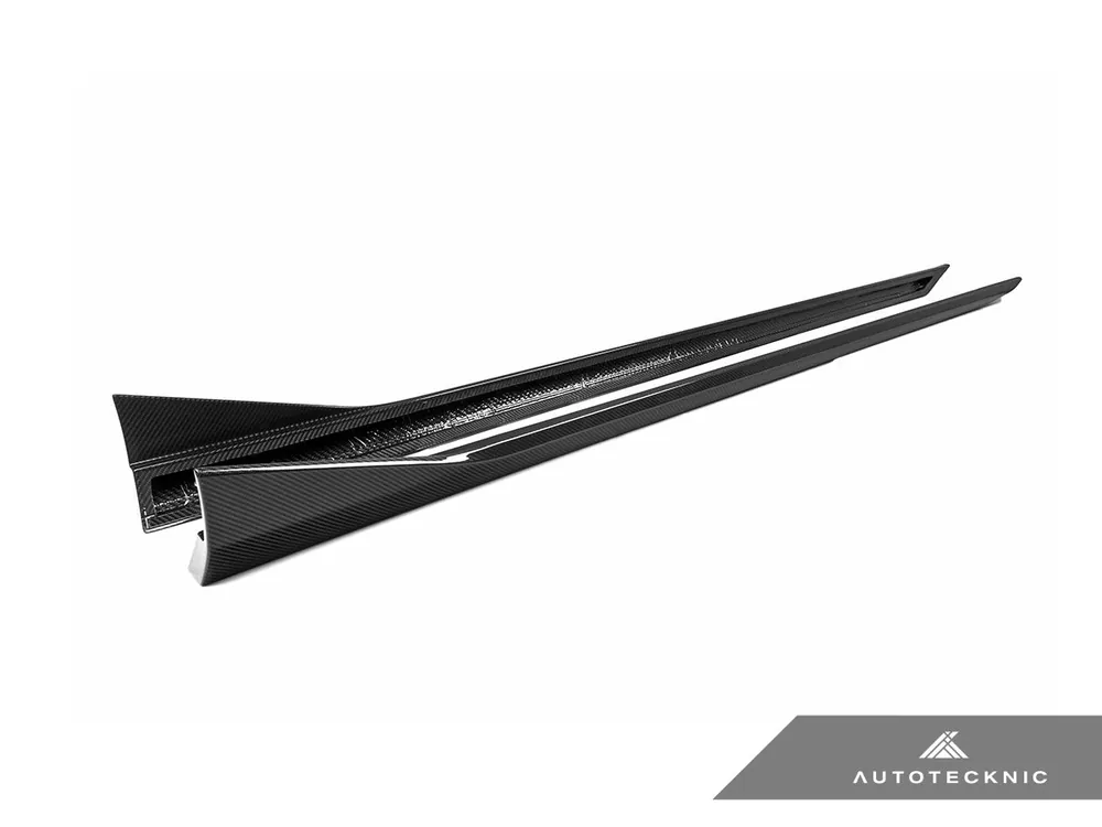 AutoTecknic Dry Carbon Fiber Side Skirt Extension Set - G90/ G99 M5