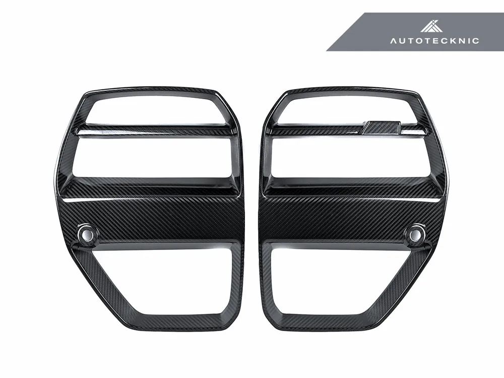 AutoTecknic Dry Carbon Motorsport V1 Front Grille Set - G80 M3 | G82/ G83 M4