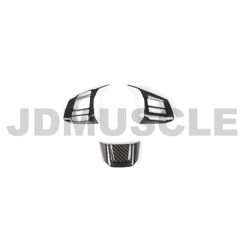 JDMuscle [16-19* WRX MT / STI] Pre-preg Carbon Fiber Steering Wheel Covers