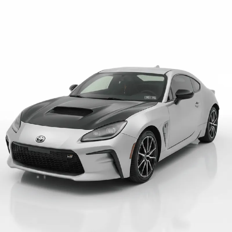 JDMuscle [22+BRZ/GR86] Tanso Carbon Fiber Hood - STI style