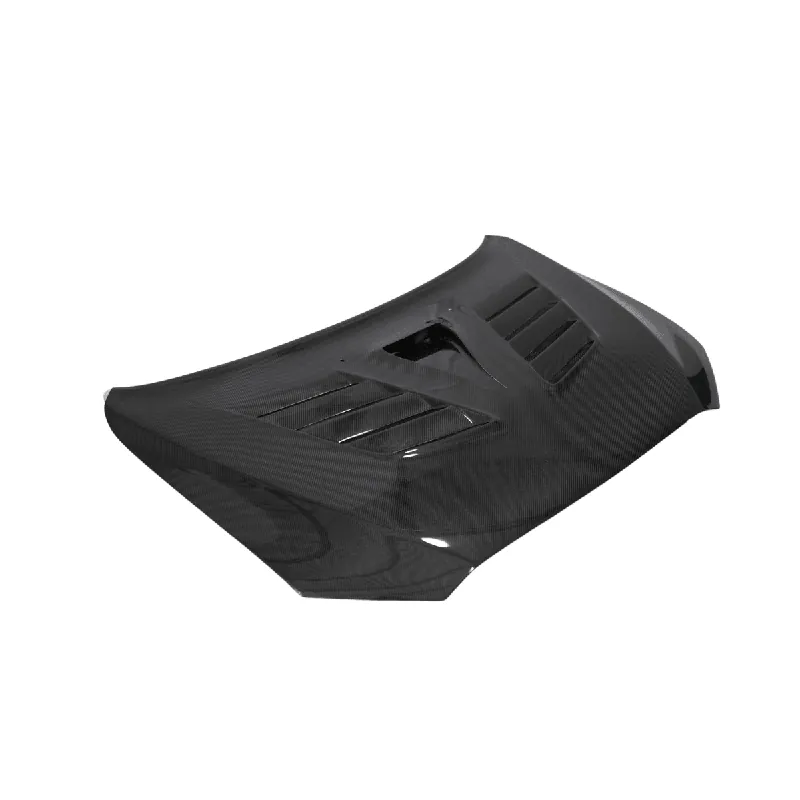 JDMuscle [08-15 Mitsubishi Lancer EVO X] Tanso Carbon Fiber Hood w/ heat extract *SPECIAL ORDER. NO CANCELLATION