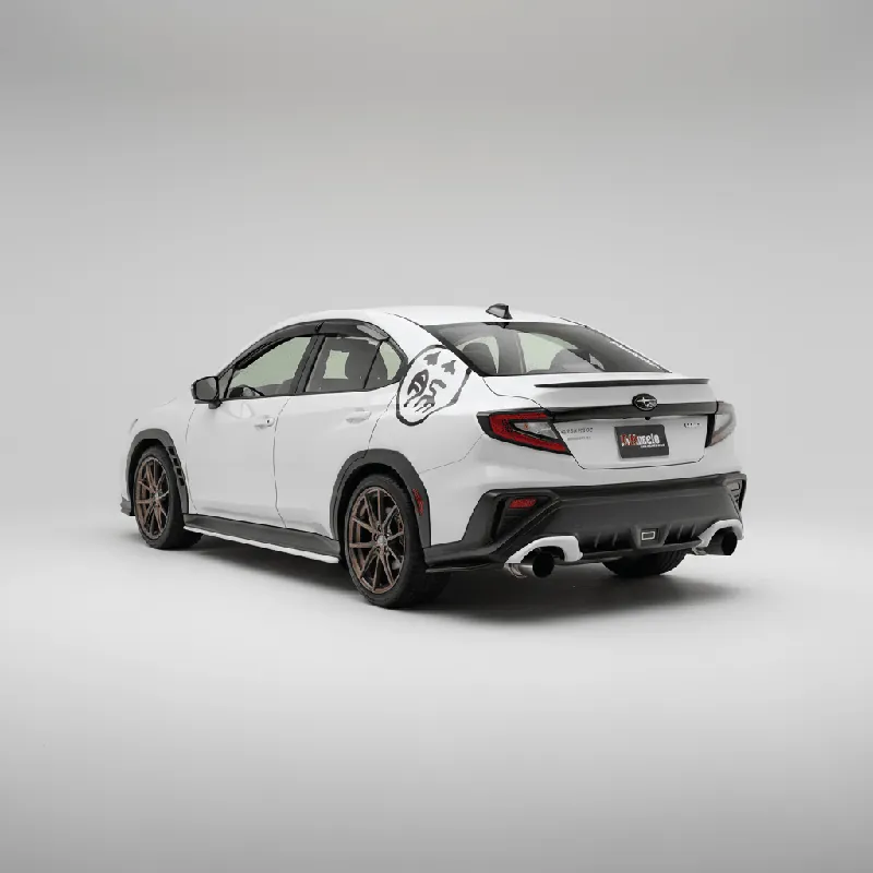 JDMuscle [22-26 WRX Base Only] Vacuum-Infused V7 Carbon Fiber Duck Bill Low Profile Spoiler
