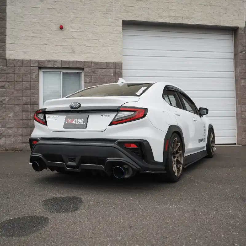 JDMuscle [22-26 WRX] V1 Carbon Fiber Rear Diffuser