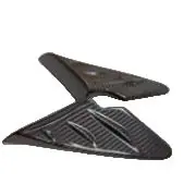 JDMuscle [22-26 WRX] Carbon Fiber J-Panel Anti-Buffeting Wind Deflector