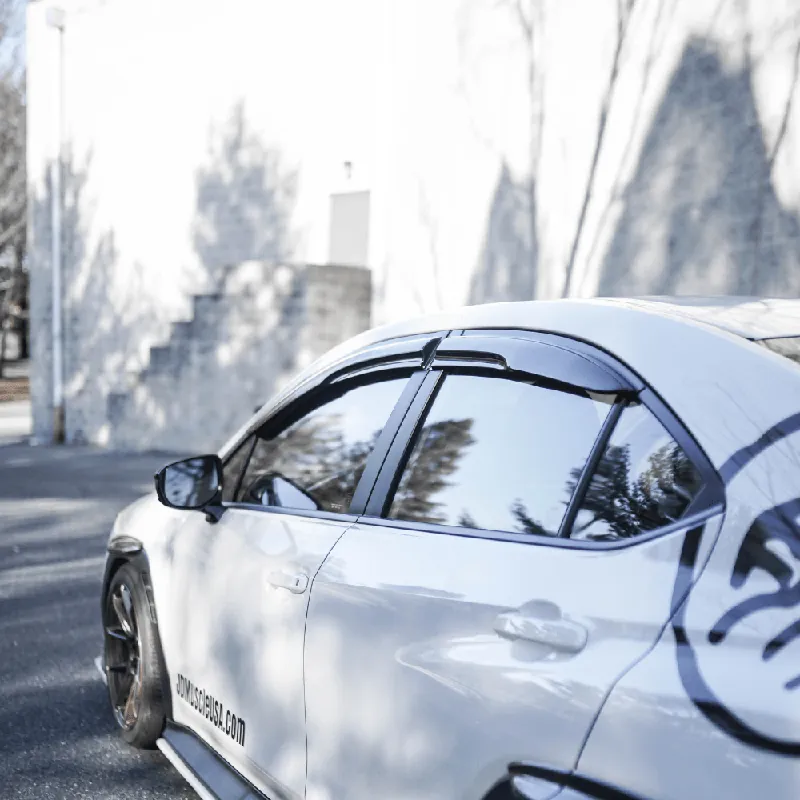 JDMuscle [22-26 WRX] V3 Rain Guards / Window Visors