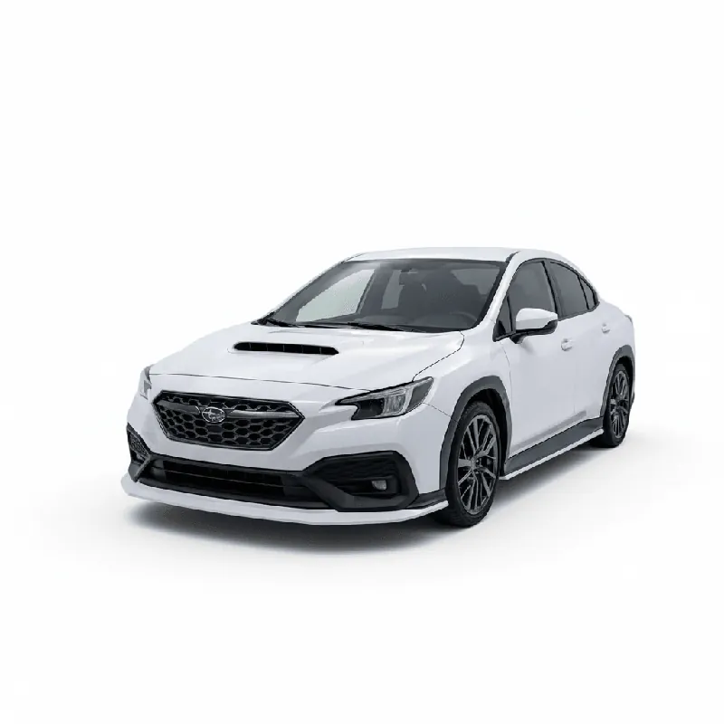 JDMuscle [22-26 WRX] Spec CS 3-Piece Front Lip Paint Matched / Gloss Black / RAW ABS