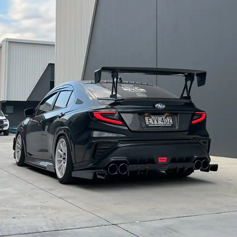 JDMuscle [22-26 WRX] Tanso Carbon Fiber V2 Side Skirts