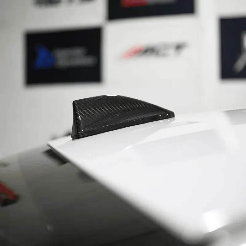 JDMuscle [22-26 WRX, 22+ BRZ, 15-21 WRX/STI] Tanso Pre-preg Carbon Fiber Antenna Cover w/ Gloss Finish