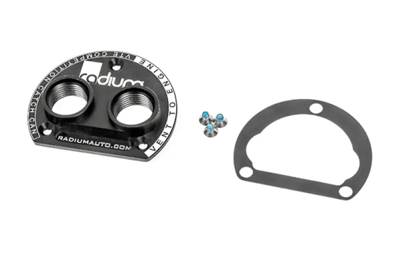 Radium VTA to VTE Competition Catch Can Adapter - 10AN Orb Ports