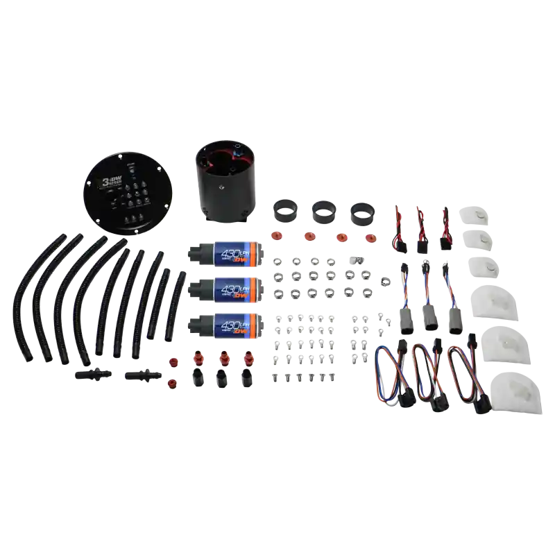 DeatschWerks 09-24 Nissan GT-R R35 X3 Triple Pump Module w/ Triple DW430C Pumps