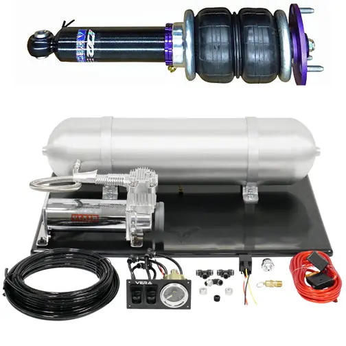 D2 Racing Air Struts w/ VERA Basic Management 09-16 Audi S4 FWD