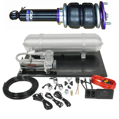 D2 Racing Air Struts w/ VERA Evo Bluetooth Management 09-17 Audi Q5