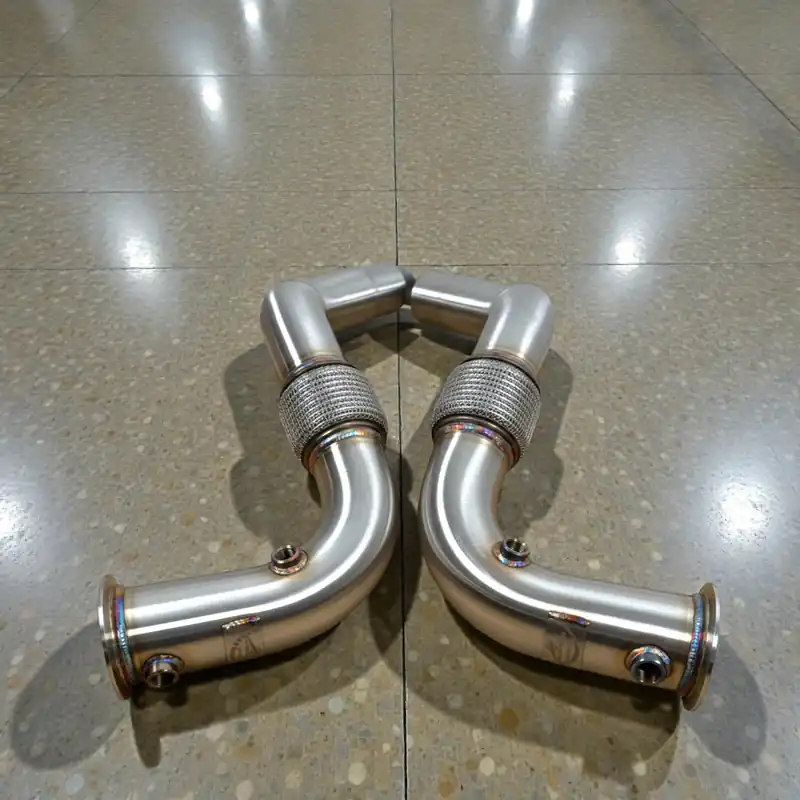 Palenon Performance BMW N63/N63TU Catless Race Downpipes - 550i, 650i, 750i, Alpina B6 B7 (Chassis F01 F02 F06 F12 F13 F07 F10)