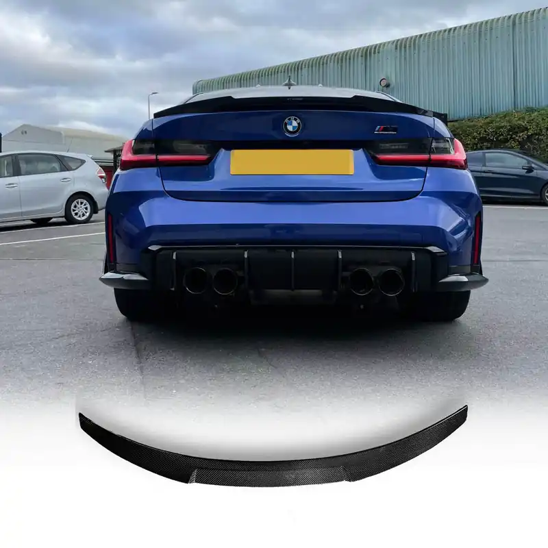 Palenon Performance BMW G80 M3 & G20 V Style Trunk Spoiler - Carbon Fiber